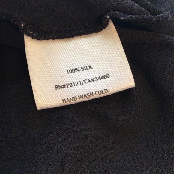 Eileen Fisher 2X Black 100% Silk Tank Top  Minimalist Luxe Capsule Essential - Picture 6 of 7